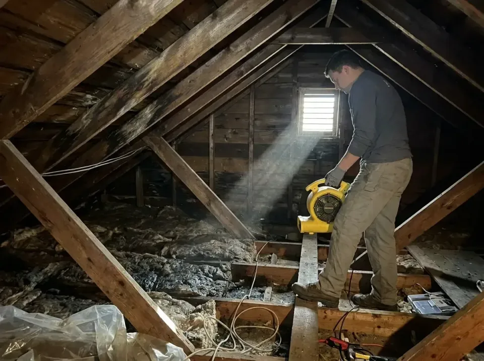 attic-water-damage-drying-proc-007 — frequently asked questions, Emergency Water Extraction & 24/7 Flood Response in Inverne…